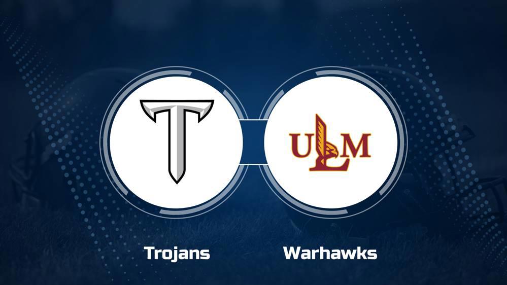 Where to Watch Troy vs. Louisiana-Monroe on TV or Streaming Live - Sept. 28