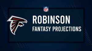 Bijan Robinson Fantasy Projections: Week 6 vs. the Panthers