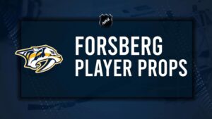 Filip Forsberg Player Prop Bets for the Predators vs. Stars Game - October 10