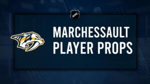 Jonathan Marchessault Player Prop Bets for the Predators vs. Red Wings Game - October 12