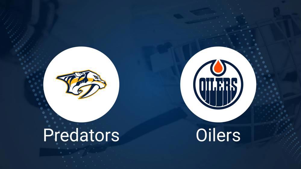 Predators vs. Oilers Injury Report Today - October 31