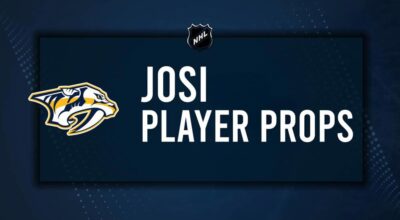 Roman Josi Player Prop Bets for the Predators vs. Lightning Game - October 28