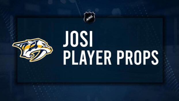 Roman Josi Player Prop Bets for the Predators vs. Red Wings Game - October 19