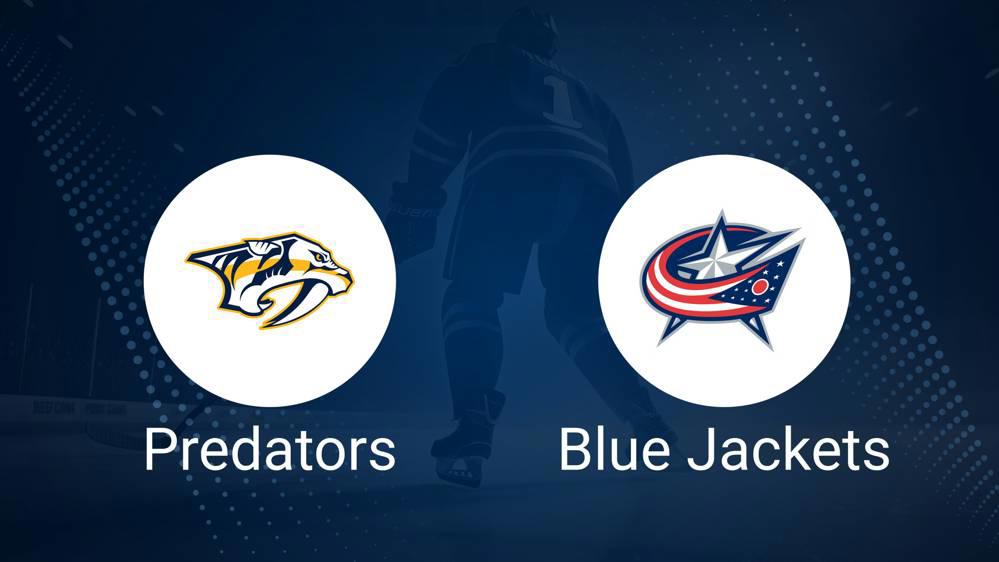 Where to Watch Nashville Predators vs. Columbus Blue Jackets on TV or Streaming Live - October 26