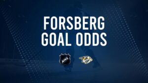 Will Filip Forsberg Score a Goal Against the Blackhawks on October 25?