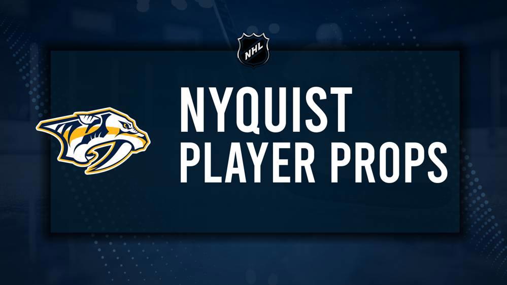 Gustav Nyquist Player Prop Bets for the Predators vs. Avalanche Game - November 2