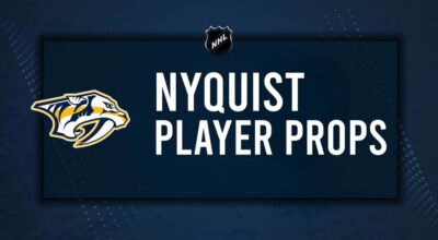 Gustav Nyquist Player Prop Bets for the Predators vs. Wild Game - November 30