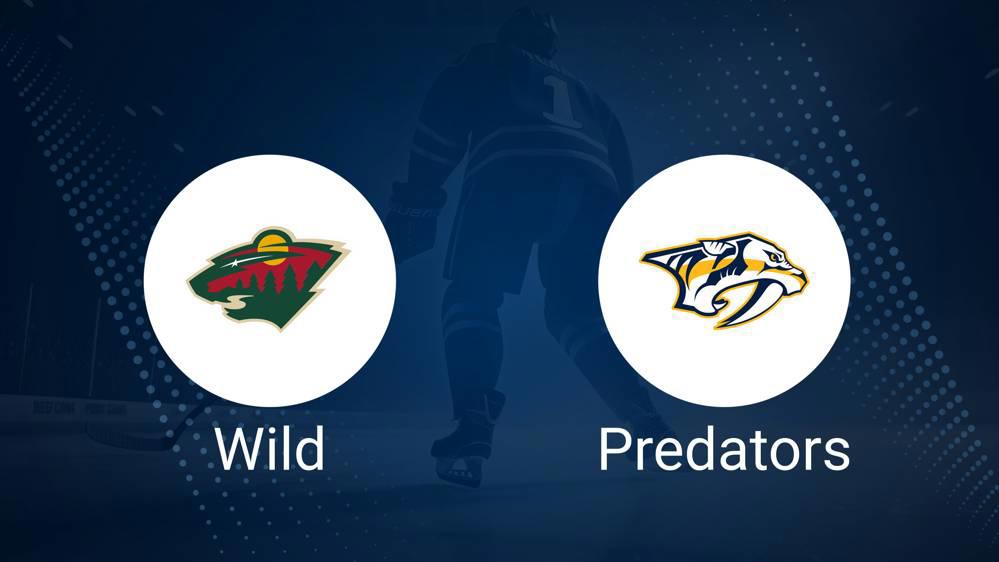 Where to Watch Minnesota Wild vs. Nashville Predators on TV or Streaming Live - November 30