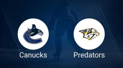 Where to Watch Vancouver Canucks vs. Nashville Predators on TV or Streaming Live - November 17