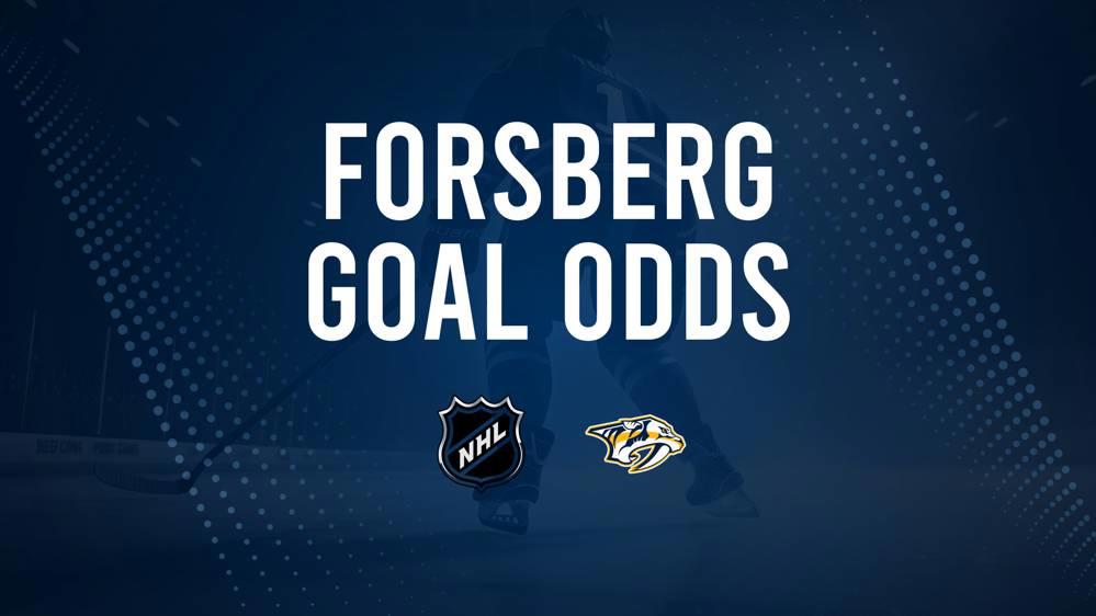 Will Filip Forsberg Score a Goal Against the Avalanche on November 2?