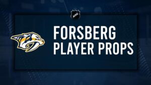 Filip Forsberg Player Prop Bets for the Predators vs. Rangers Game - December 17