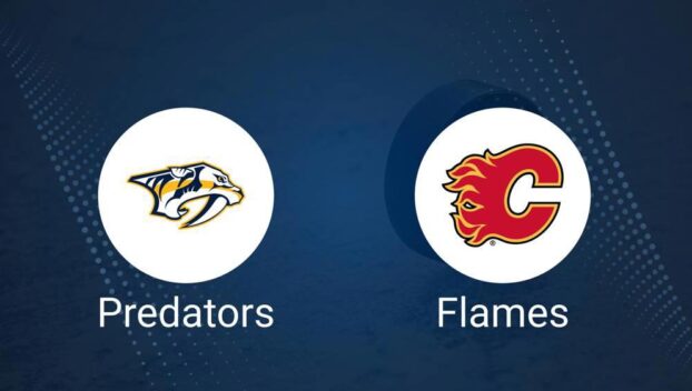 Flames vs. Predators Injury Report Today - January 4